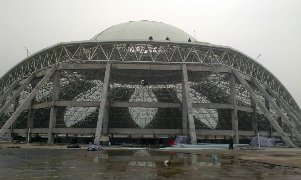 侯马温泉馆网架工程